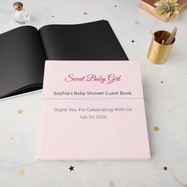 Libro de Invitados para Baby Shower | Recuerdo Ele (Anverso Abierto)