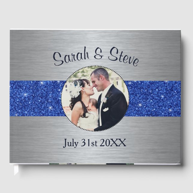 Libro de invitados para Bodas de fotografía con pa (Anverso)