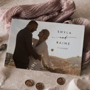 Libro de invitados para Bodas de fotografía en bla