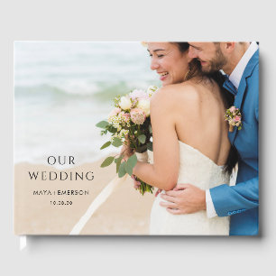 Libro de invitados para Bodas de fotografía monogr