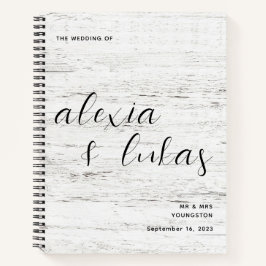 Libro de invitados para Bodas de granos de madera 