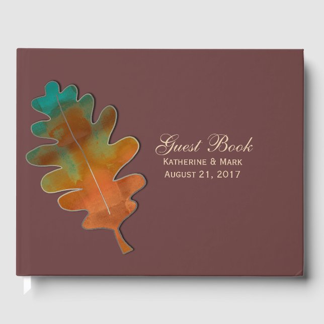 Libro de invitados para Bodas de la Fall y el Merl (Anverso)