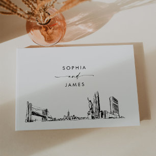 Libro de invitados para Bodas de la línea aérea de