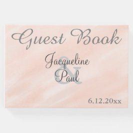 Libro de invitados para Bodas de Rubor de bonito S