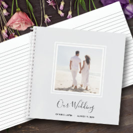 Libro de invitados para Bodas fotográficos moderno