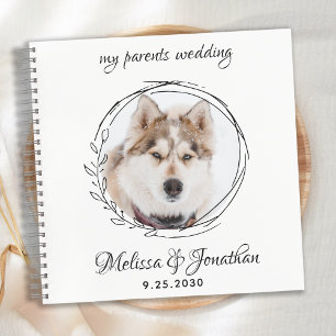 Libro de invitados para Bodas Mascotas de fotograf