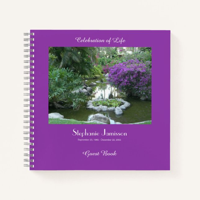 Libro de Invitados para Celebración de la Vida, Fl (Anverso)