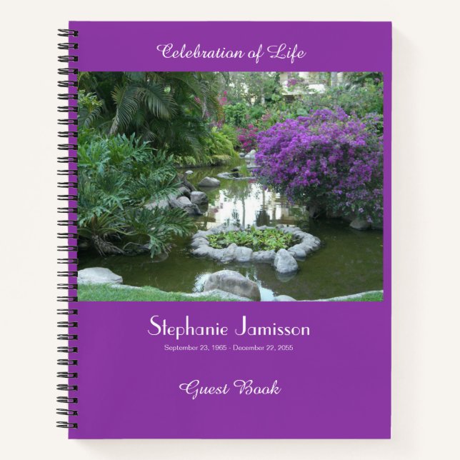 Libro de Invitados para Celebración de la Vida, Fl (Anverso)