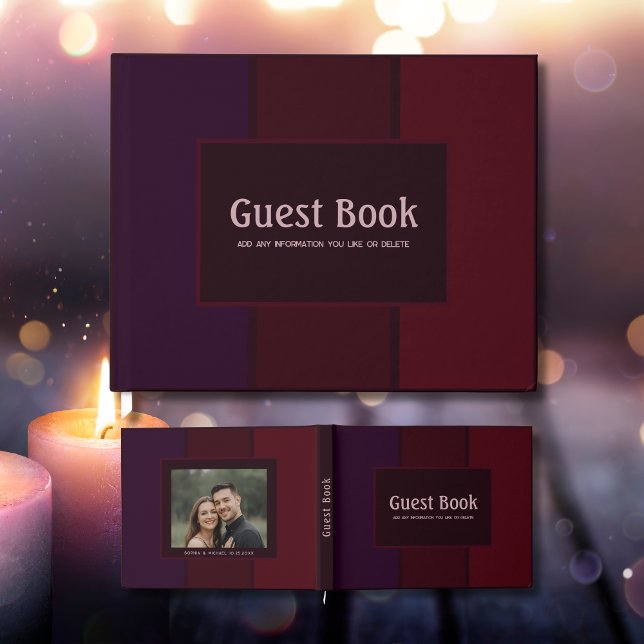 Libro de Invitados para Cualquier Ocasión Plum Got (Subido por el creador)