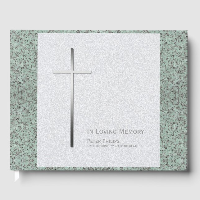 Libro de invitados para el funeral de la Cruz meta (Anverso)