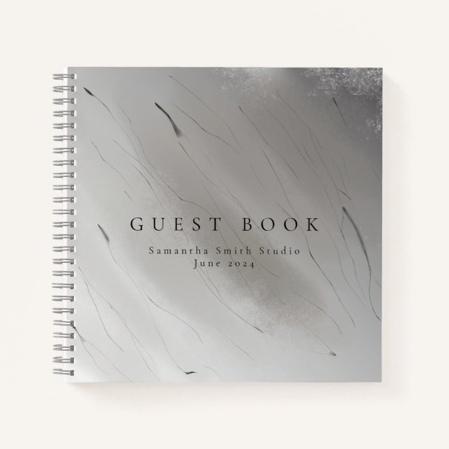 Libro de invitados para exposición de arte (Anverso)