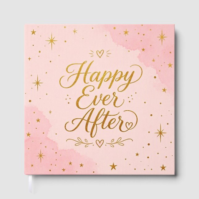 Libro de invitados para Felices Para Siempre. (Anverso)