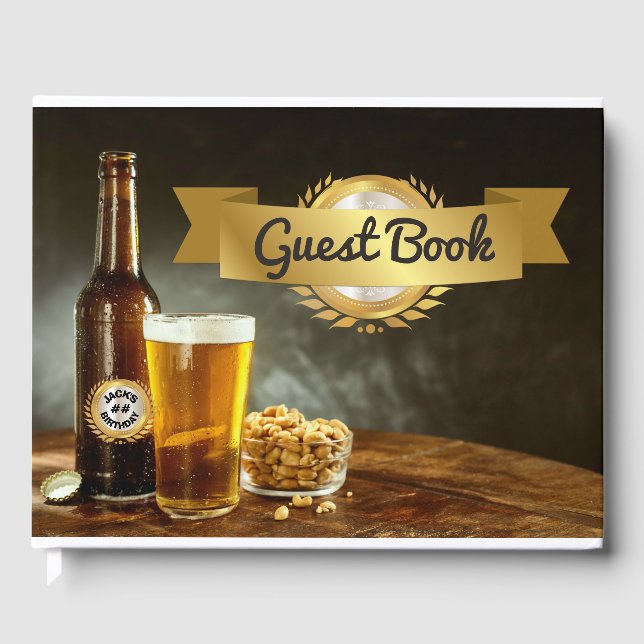 Libro de invitados para fiesta de cumpleaños de ce (Anverso)