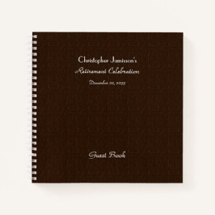 Libro de invitados para fiesta de jubilación, arpi
