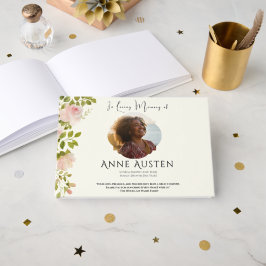 Libro de invitados para funeral