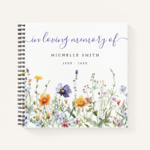 Libro de invitados para la celebración de las flor