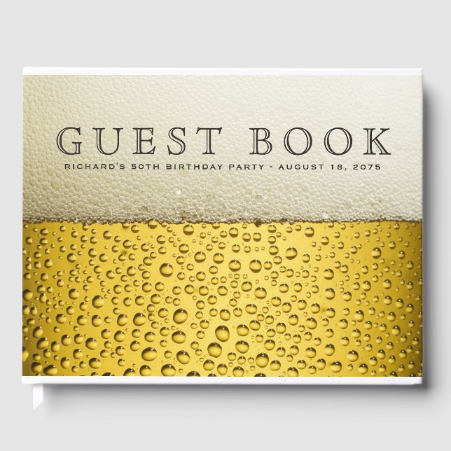 Libro de invitados para la fiesta de cumpleaños de (Anverso)