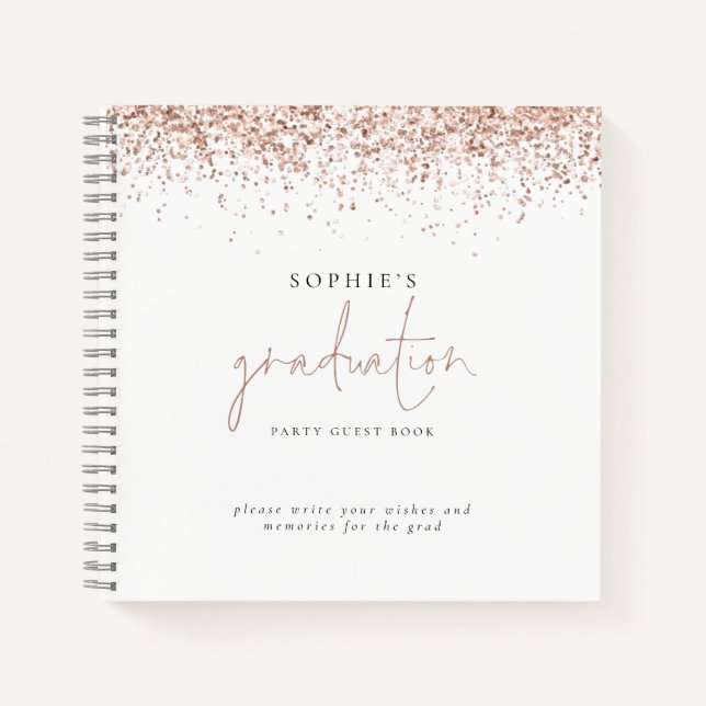 Libro de invitados para la fiesta de graduación de (Anverso)