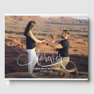 Libro de invitados para la fotografía de la boda e