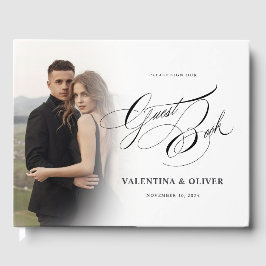 Libro de invitados para la presentación de fotos d