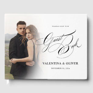Libro de invitados para la presentación de fotos d