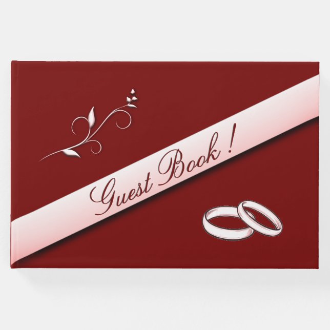 Libro de invitados para Marcella / Boda de Borgoña (Anverso)