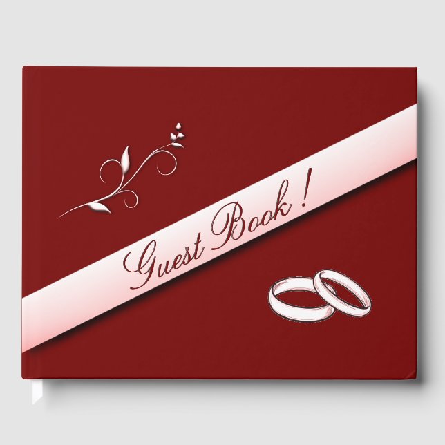Libro de invitados para Marcella / Boda de Borgoña (Anverso)