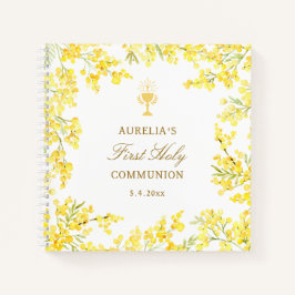 Libro de invitados para Primera Comunión de Mimosa