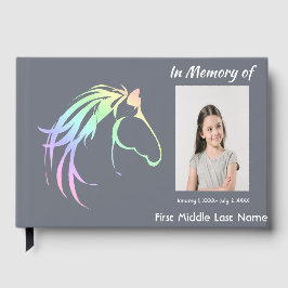 Libro de invitados para servicio conmemorativo Jin