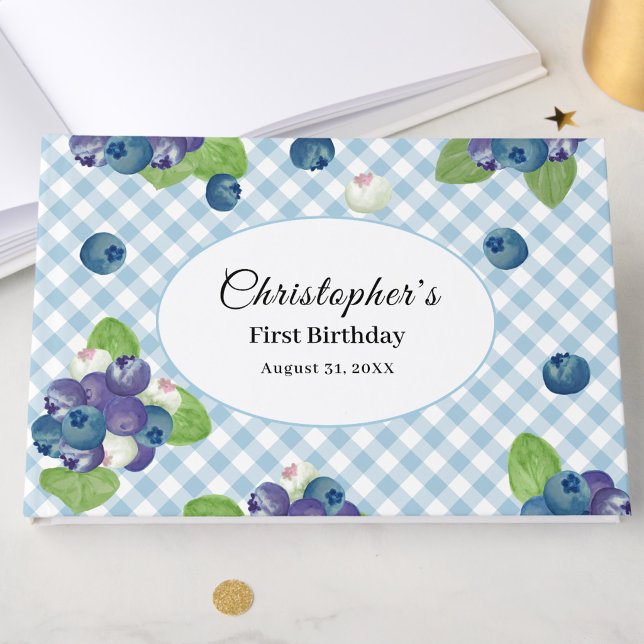 Libro de invitados pequeño para primer cumpleaños  (Subido por el creador)