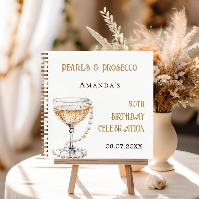 Libro de invitados perla prosecco (Subido por el creador)