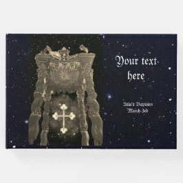 Libro de invitados personalizado del bautismo