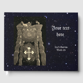 Libro de invitados personalizado del bautismo