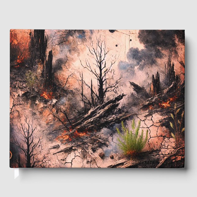 Libro de Invitados Personalizado Elegante – Recuer (Anverso)