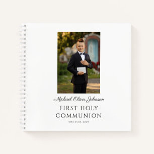 Libro de invitados personalizado para la primera c