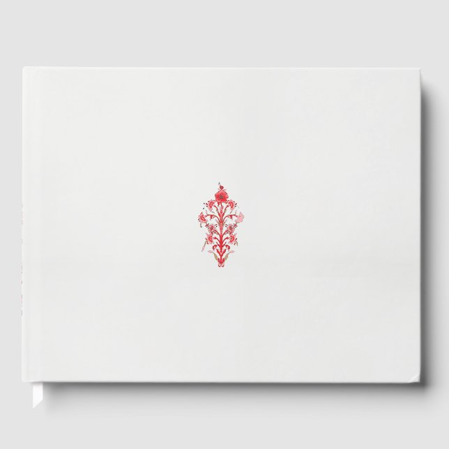 Libro de Invitados Personalizado | Regalo Elegante (Anverso)