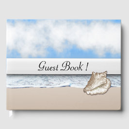 Libro de Invitados Personalizado Tema de Playa