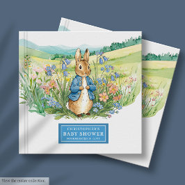 Libro de invitados Peter Rabbit Baby Boy Shower