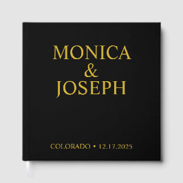 Libro de invitados regalo azul cielo polvoriento, 