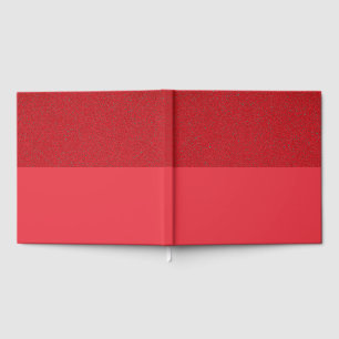Libro de Invitados Rojo Medio Texturizado – Audaz