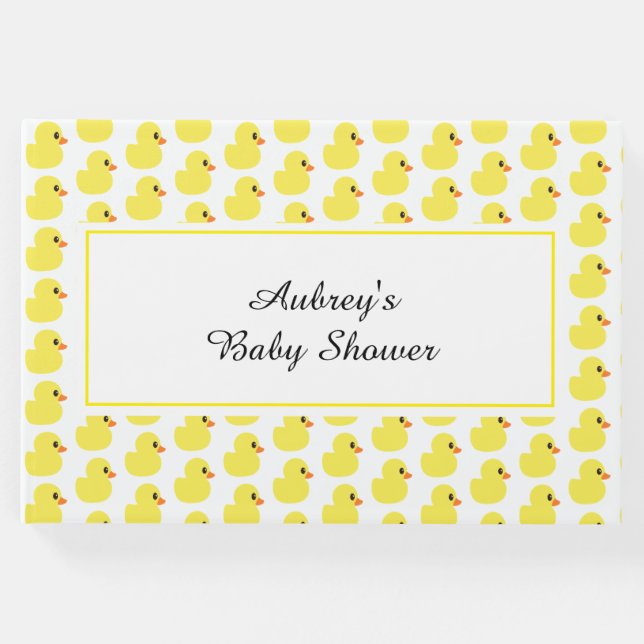 Libro de invitados "Rubber Ducky" (Anverso)