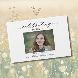 Libro de invitados simple de fundición de fotos