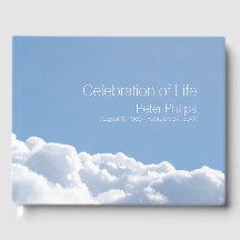 Libro de invitados sobre el funeral del pacífico S