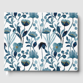 Libro de invitados sobre las flores de color de ag