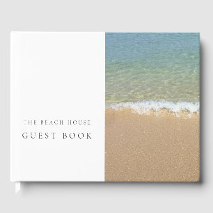 Libro de invitados sobre temas costeros premium Ha