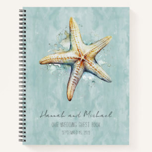 Libro de invitados sobre temas de playa para Bodas