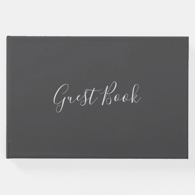 Libro de invitados Standard Brown | Bodas de lujo (Anverso)