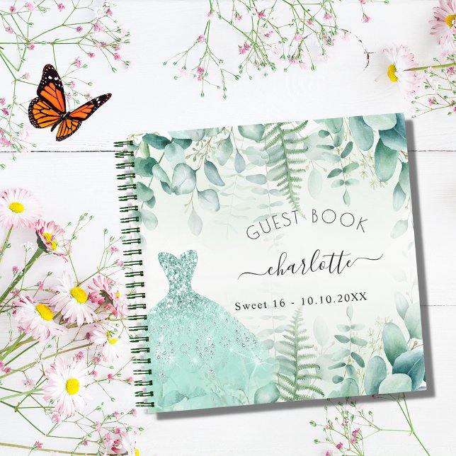 Libro de invitados Sweet 16 eucaliptus greenwoodla (Subido por el creador)