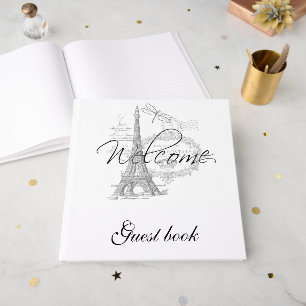 Libro de invitados tema Bienvenida París