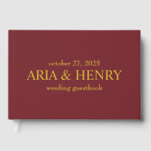 Libro de invitados verde • Boda moderna tradiciona